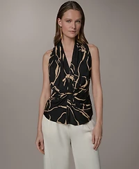 Donna Karan New York Women's V-Neck Top