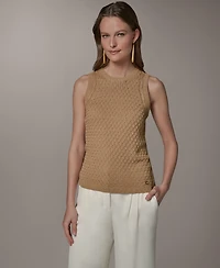 Donna Karan New York Women's Crewneck Knit Sweater Top