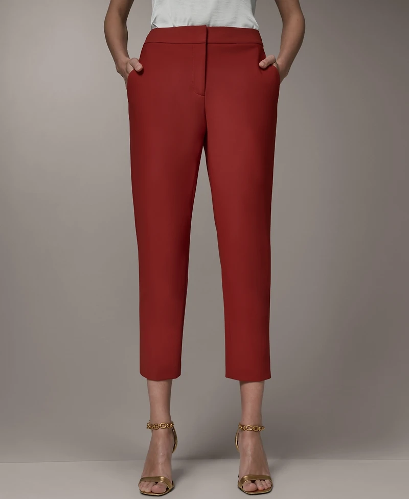 Donna Karan New York Women's Mid-Rise Slim Pants