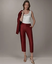 Donna Karan New York Women's Mid-Rise Straight-Leg Pants
