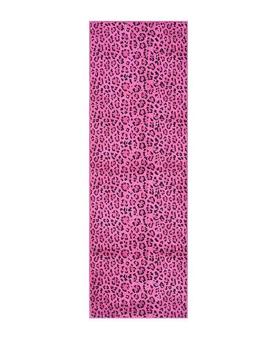 Juicy Couture Timeless Leopard Finely Soft Washable Runner Rug, 24" x 72"