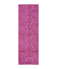 Juicy Couture Timeless Leopard Finely Soft Washable Runner Rug, 24" x 72"