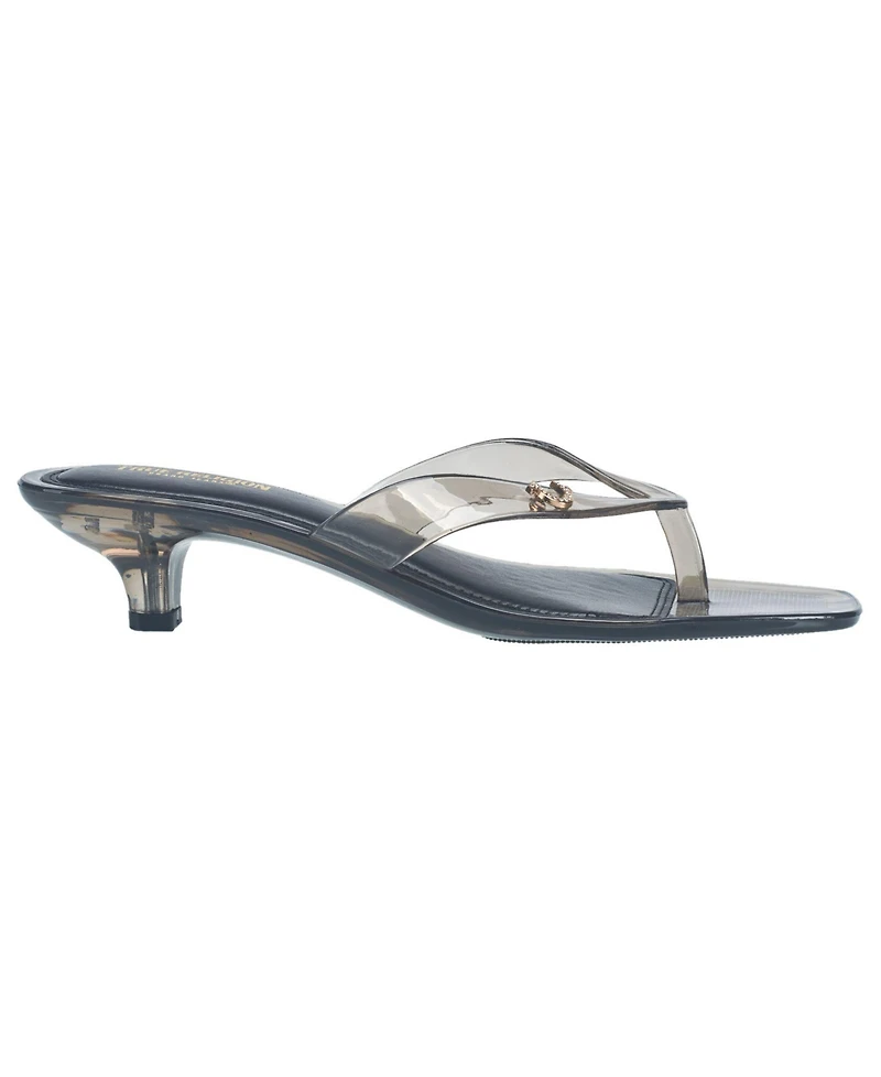 True Religion Womens Jelly Thong Strap Heel