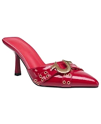 True Religion Womens Doll Metal Logo Heel