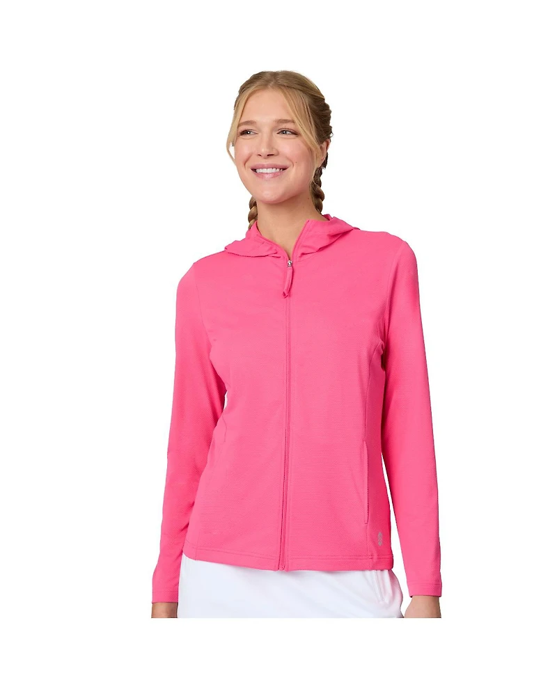 Free Country Women's SunFree Full Zip Upf Sunshirt