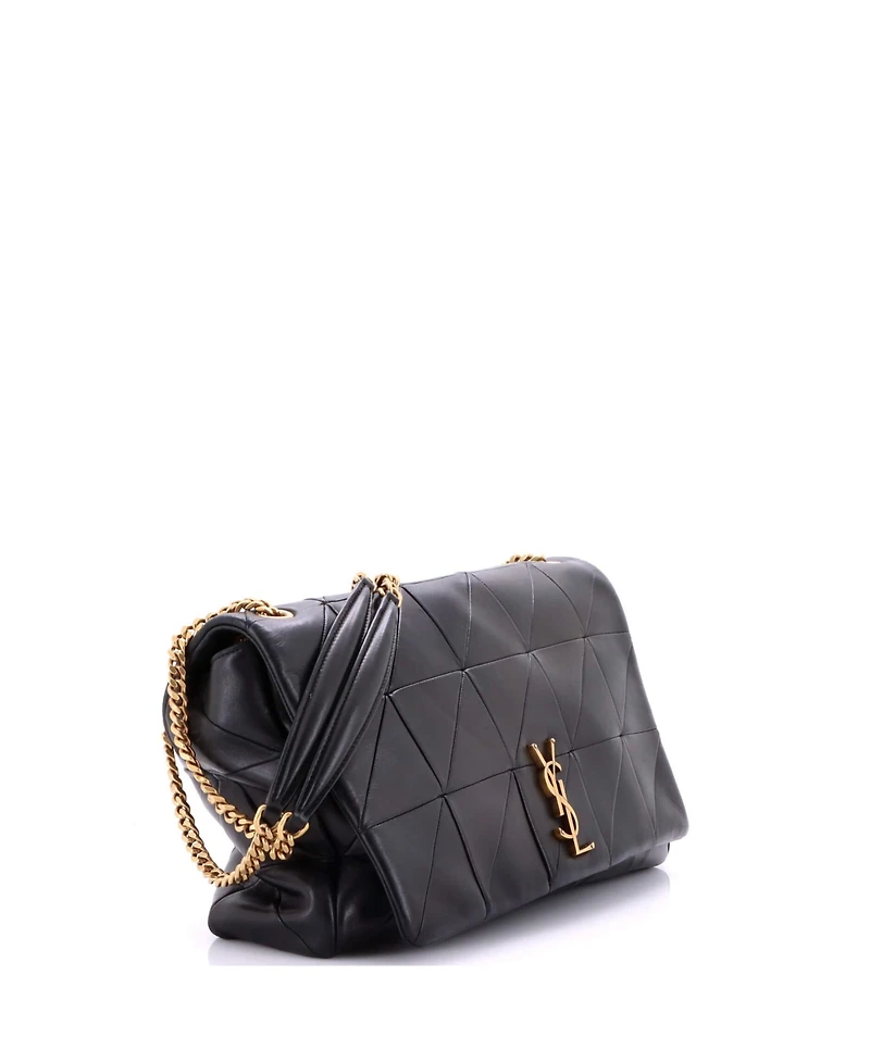 Pre-Owned Saint Laurent Medium Jamie Flap Bag Quilted Leather