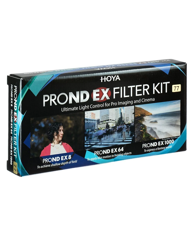 Hoya 77mm Prond Ex Neutral Density Filter Kit with Prond Ex 8, Prond Ex 64, Prond Ex 1000