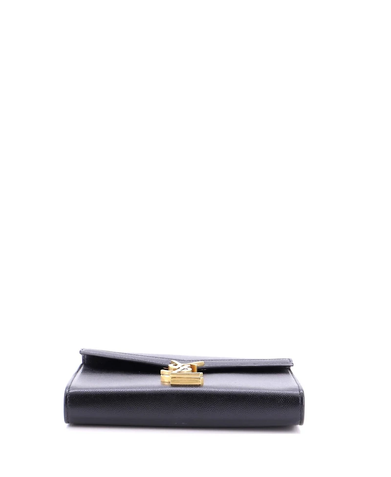 Pre-Owned Saint Laurent Small Cassandra Chain Shoulder Bag Leather