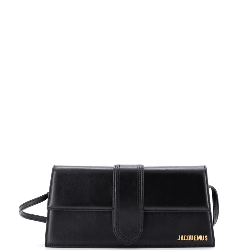 Pre-Owned Jacquemus Long Le Bambino Top Handle Flap Bag Leather