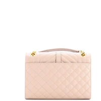 Pre-Owned Saint Laurent Medium Classic Monogram Envelope Satchel Mixed Matelasse Leather