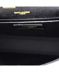 Pre-Owned Saint Laurent Small Classic Monogram Crossbody Bag Grainy Leather
