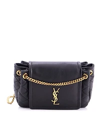 Pre-Owned Saint Laurent Mini Nolita Satchel Quilted Leather