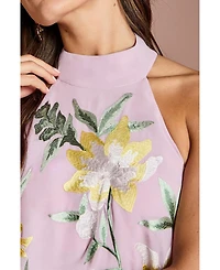 Coast Women's Floral Embroidery Midi Dress