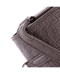 Pre-Owned Saint Laurent Medium Charlotte Messenger Bag Embossed Leather
