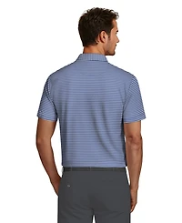 Pga Tour Men's Feeder Stripe Golf Polo Shirt
