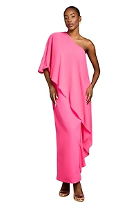Coast Women's Chiffon Cape Crepe Pencil Dress