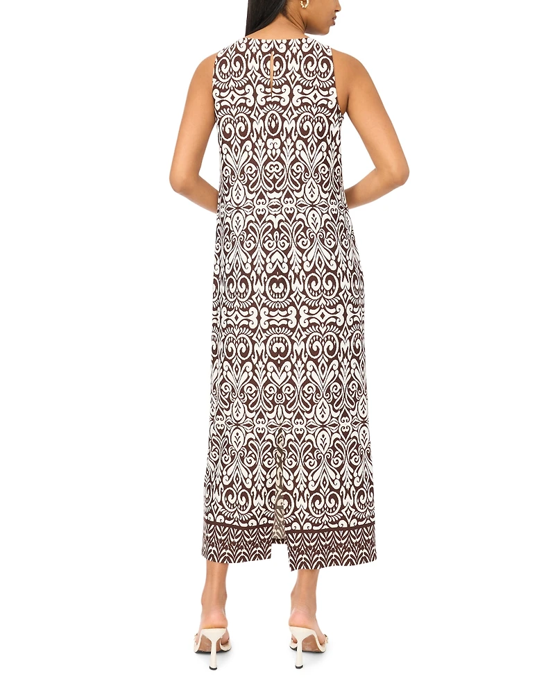 Msk Women's Keyhole Back Maxi Dress