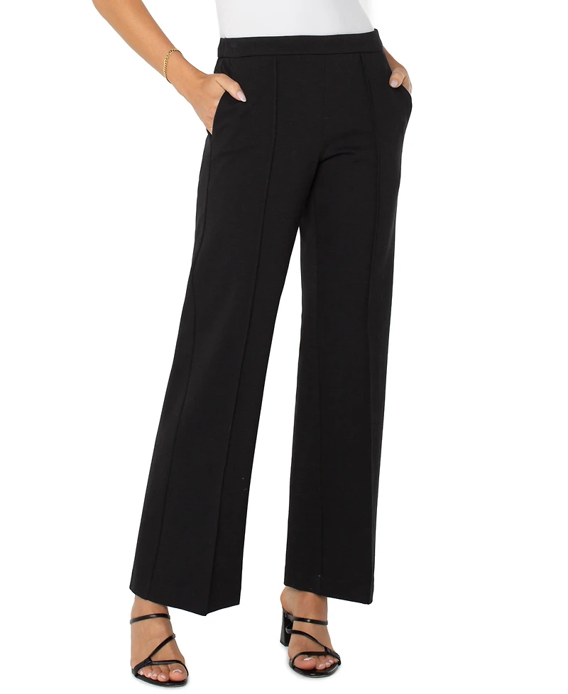 Liverpool Los Angeles Women's Pull-On Wide-Leg Pants