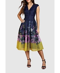 Coast Women's Burnout Drop Waist Midi Dress