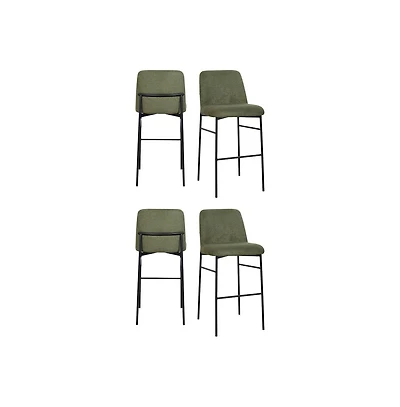 New Classic Furniture Erik Fabric Upholstered Bar Stool (Set of 4)