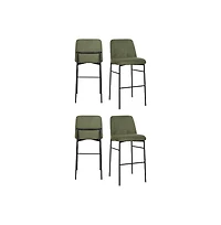 New Classic Furniture Erik Fabric Upholstered Bar Stool (Set of 4)