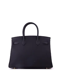 Pre-Owned Hermes Birkin 30 Handbag Black Togo with Gold Hardware