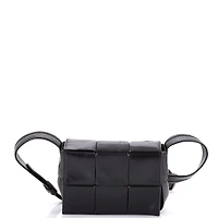 Pre-Owned Bottega Veneta Candy Cassette Crossbody Bag Maxi Intrecciato Leather