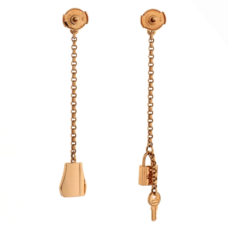 Pre-Owned HERMES Kelly Clochette Drop Earrings