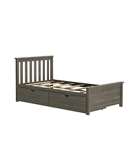 Max &Lily Twin-Size Platform with Underbed Storage Drawers