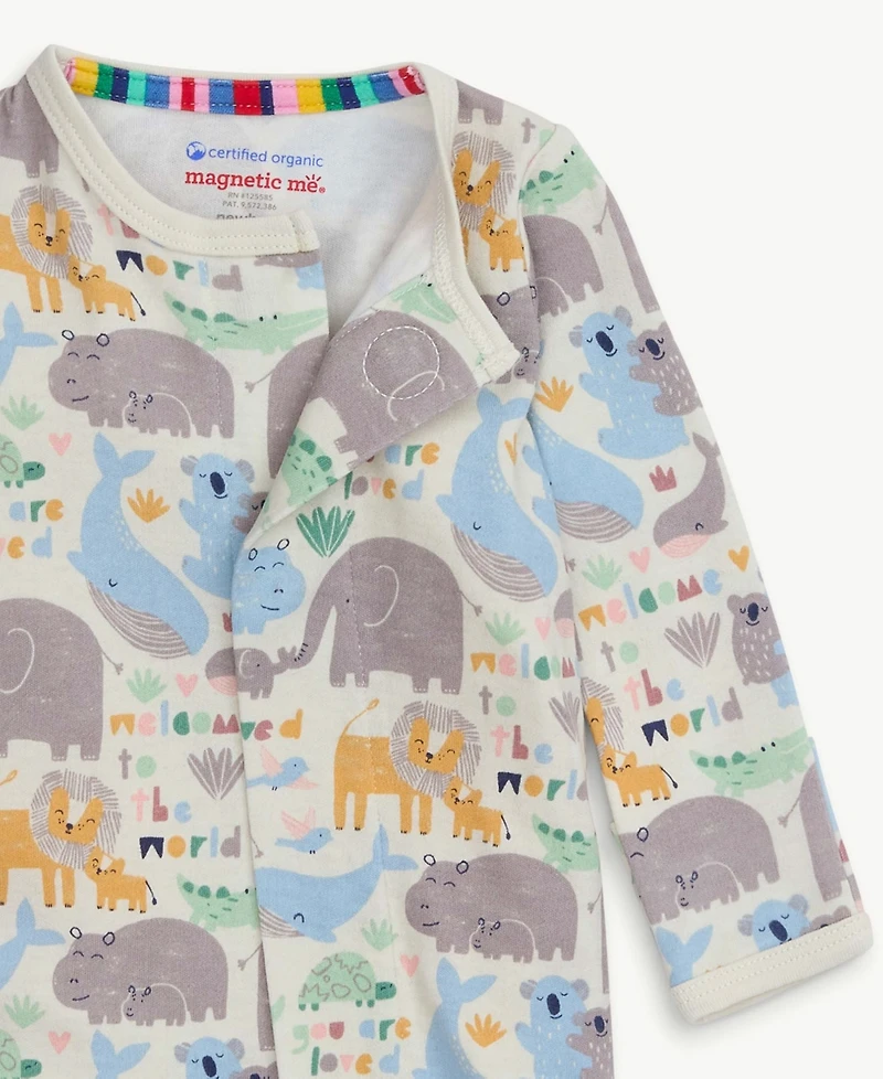 Magnetic Me Baby Boys' and Girls' Long-Sleeve Coverall