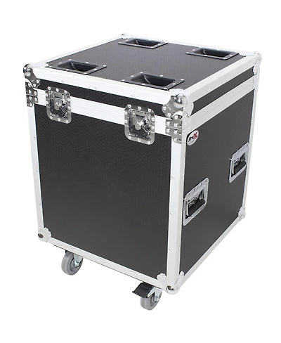 ProX Xs-UTL4 Half Trunk Utility Flight Case with Caster Dish and Wheels, Medium