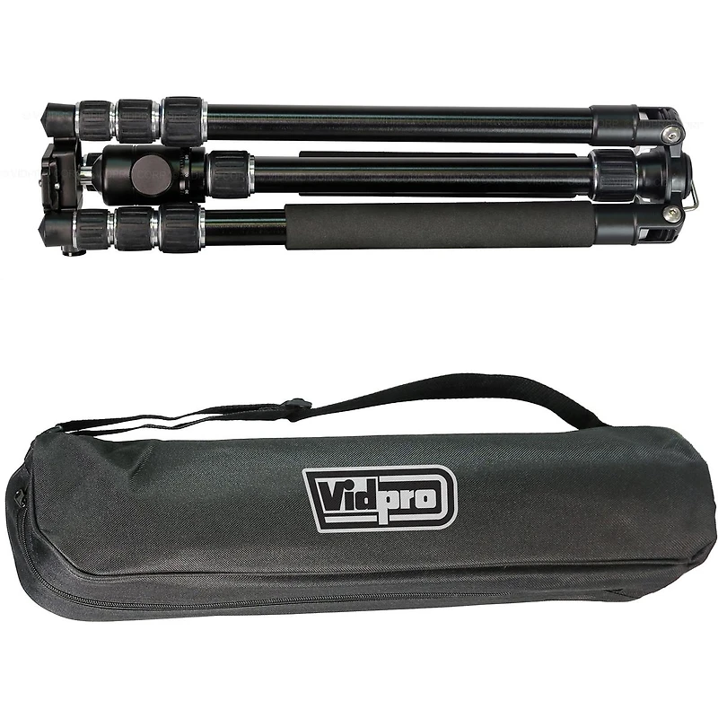 VidPro At-77 VentureMaxx Professional 4-Section Aluminum Travel Tripod with Ball Head