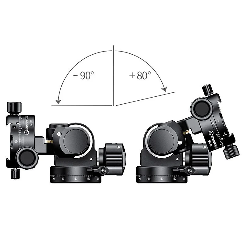 SunwayFoto Gh-proii+ Innovative Geared Head with Gc-01 Clamp