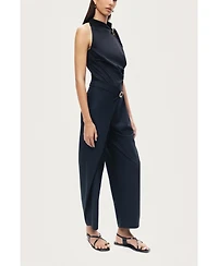 Nocturne Women's Asymmetric Buckle Detail Pants