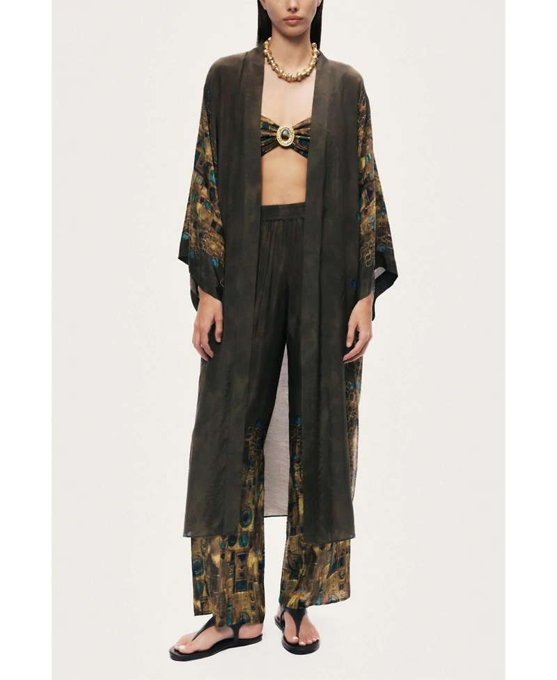 Nocturne Women's Printed Straight Leg Pants