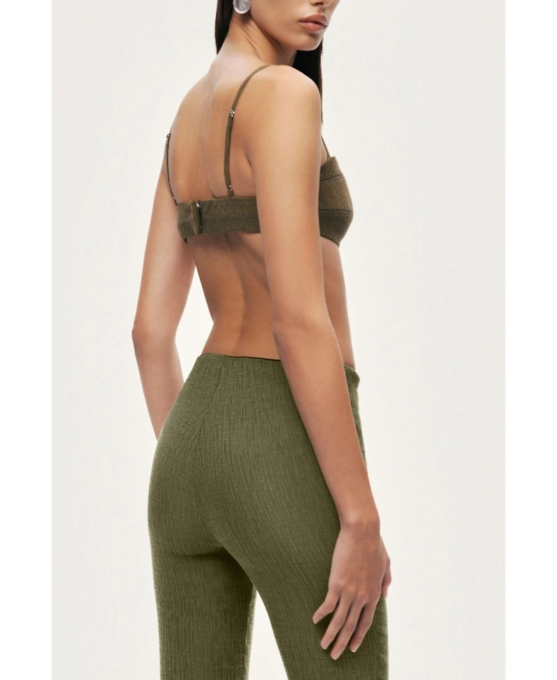 Nocturne Women's Flared High Waist Pants