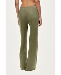 Nocturne Women's Relaxed Straight-Leg Pants