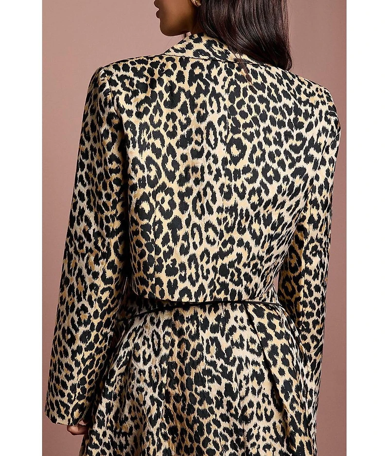 Coast Women's Animal Jacquard Cropped Jacket