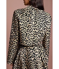 Coast Women's Animal Jacquard Cropped Jacket