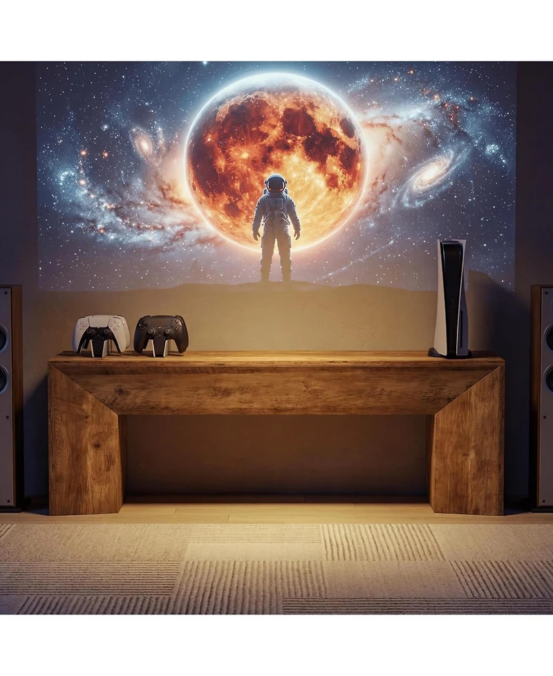 Tribesigns 63" Tv Stand with Hidden Metal Frame, Long Entertainment Center for 55/60/65/75" TVs