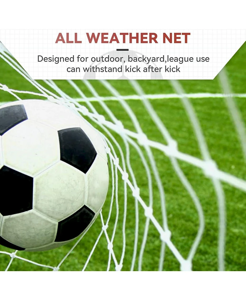 Zeny Portable Soccer Goal for Backyard, Kids Adults Soccer Net and Frame for Home Backyard Practice Training Goals