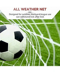 Zeny Portable Soccer Goal for Backyard, Kids Adults Soccer Net and Frame for Home Backyard Practice Training Goals