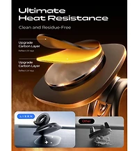 Lisen Dashboard Car Phone Mount with 360degree(s) Rotation and Adjustable Angle, Non-Slip Silicone Base, Universal Holder for iPhone and Android
