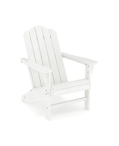 gaomon Hdpe Adirondack Chair, Wood Texture Patio Furniture