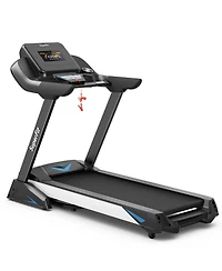 Treadmill with App and Auto Incline for Home Black