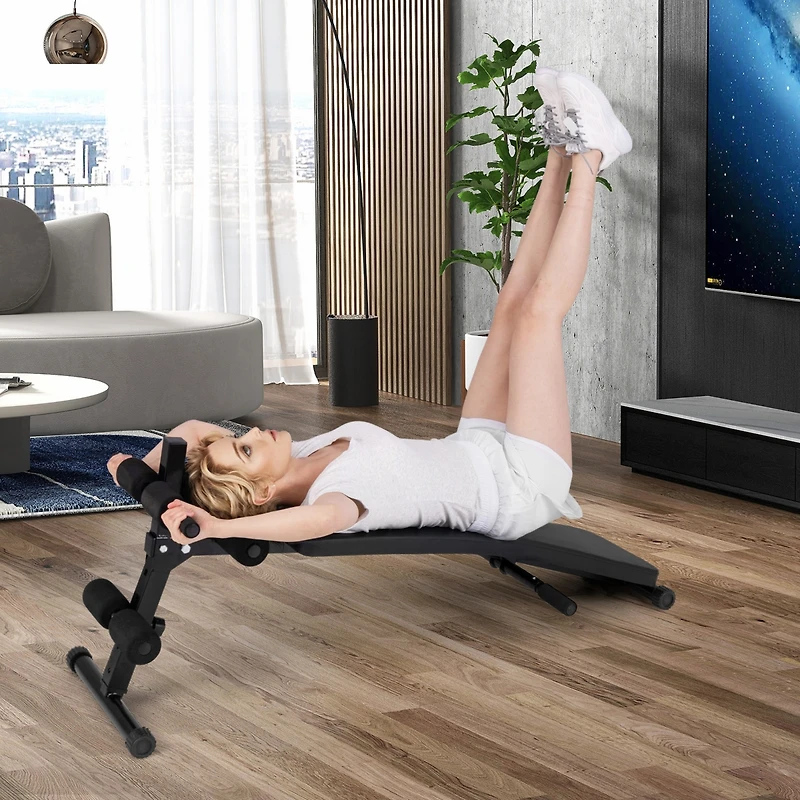 Home Gym Sit Up Bench Adjustable Decline Exercise Bench