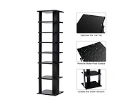 7-Tier Wooden Shoe Rack Organizer for Entryway or Closet Storage