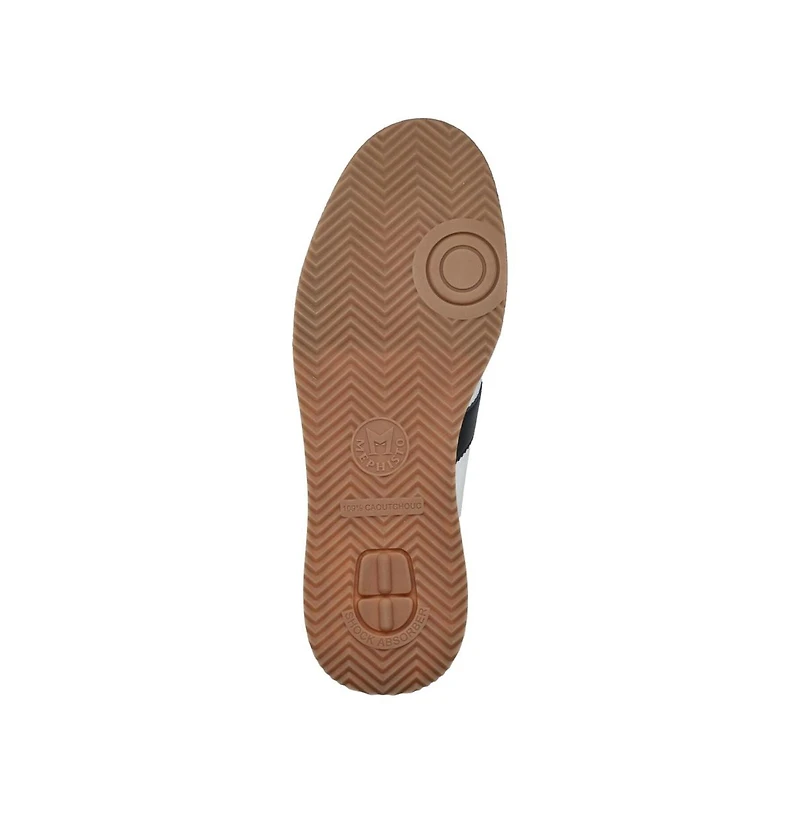 Mephisto Men's Elyo Stone Suede and Leather Sneaker