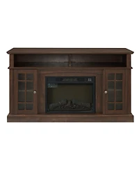 Storage Cabinet with 23" Electric Fireplace Tv Stand