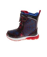 Spider-Man Big Boys Marvel SpiderMan Snow Boots Warm (Toddler/Little